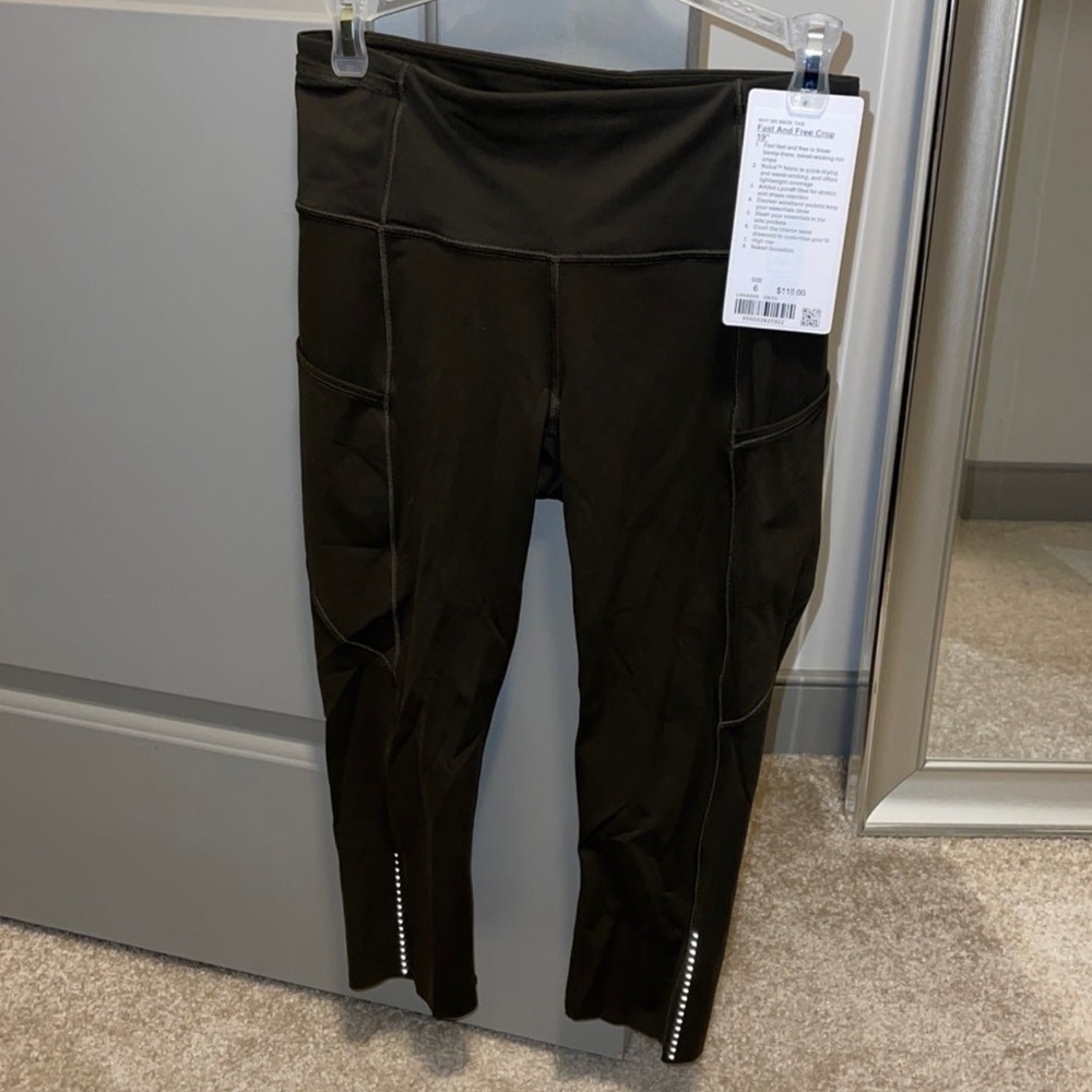lululemon athletica Fast and Free High-Rise crop